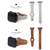 WEARPLANET Apple Watch 49/46/45/44/42mm用Slim Line フラット本革バンド ディープブラック WP23205AWBK-イメージ11