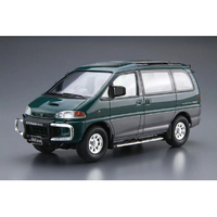 アオシマ 1/24 ミツビシ PE8W デリカスペースギア '96 ｻﾞﾓﾃﾞﾙｶ-96ﾃﾞﾘｶｽﾍﾟ-ｽｷﾞｱR