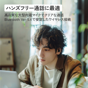 ビクター ワイヤレスイヤホン ホワイト HA-A6T-W-イメージ10