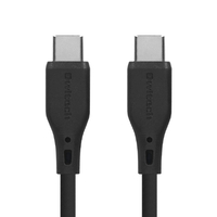 オウルテック C to C エコナミクスケーブル PD60W(1．5m) ブラック OWL-CBECOCC15-BK