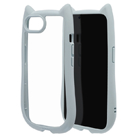 ラスタバナナ iPhone17e/16e用 猫耳ケース TPU×PC スモーキーブルー 9455IP6EHPSBL