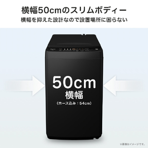 ハイセンス 全自動洗濯機 e angle select ブラック HW-T60E5K-イメージ3