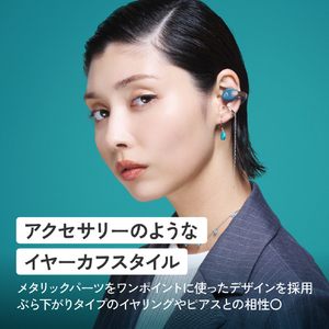 ビクター ワイヤレスイヤホン ティールブルー HA-NP1T-A-イメージ8