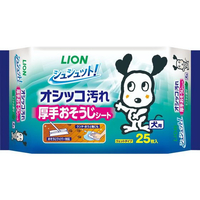 ライオン シュシュット! 厚手おそうじシート 犬用 25枚 FC898PM