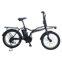 PELTECH 【電動アシスト自転車】X-adventure 20型折り畳み外装6段変速ハイパワーモデル ブラック TDN-246L-MBK
