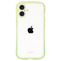 ＮＡＴＵＲＡＬ　ｄｅｓｉｇｎ iPhone 16用背面型ケース CHROME-GRADATION リーフグリーン IP24-61-CHCG03