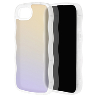 ラスタバナナ iPhone17e/16e用 MY．DECOR WAVE ハイブリッドケース ホロクリア 9462IP6EHPHL