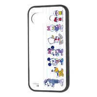 レイ・アウト Google Pixel 10a用 / ディズニー / maru 衝撃吸収 バンパー ハイブリッドケース ミッキー&フレンズ_背比べ RJ-DGP10AK4TB/MAF13_IF01