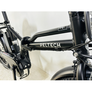 PELTECH 【電動アシスト自転車】X-adventure 20型折り畳み外装6段変速ハイパワーモデル シルバー TDN-246L-SL-イメージ6
