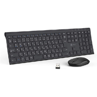 iClever ワイヤレスキーボード&マウスセット IC-BK23Combo E03-0131J-53