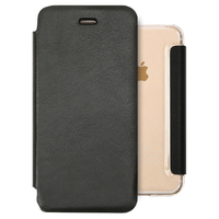 ZENUS iPhone XS/X用ケース 背面クリア Classic Clear Flip ブラック Z14220I58