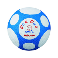 ミカサ ふぁふぁサッカー 4号 ホワイト／ブルー FC632RV-FFF4-WB