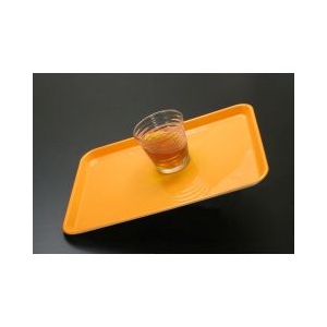 橋本達之助工芸 レンジＯＫ！すべり止め付き！ランチョントレー　イエローＭ イエロー ﾋﾟﾉﾄﾚ-33CMｶｸY-イメージ3