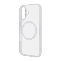 レイアウト iPhone 16用Like standard MagSafe対応 マグネットアクセサリー対応 衝撃吸収 バンパー ハイブリッドケース クリア RT-P46MG2/CM