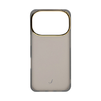 Hamee iPhone17Pro用 耐衝撃ハードケース SALISTY クリアカラー チャコールブラック 669-182318