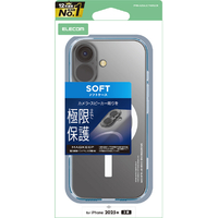 エレコム iPhone 17用ソフトケース 極限 MAGKEEP クリア PM-A25AUCTKMGCR