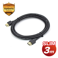 JTT スリムHDMIケーブル 3m JTHDMI30-SLBK