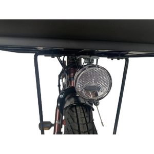 PELTECH ローステップ20型 電動アシスト自転車 内装3段変速 ベージュ TDN-209L-BE-8AH-イメージ5
