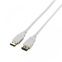 エレコム USB3．0延長ケーブル(A-A) 2．0m ホワイト USB3-E20WH