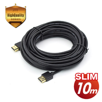 JTT スリムHDMIケーブル 10m JTHDMI100-SLBK
