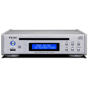 TEAC ワイドFMチューナー搭載CDプレーヤー Referenceシリーズ シルバー PD-301-X/S-イメージ1