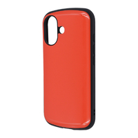 レイアウト iPhone 16用Like standard ProCa 耐衝撃 バンパー 超厚ハイブリッドケース レッド RT-P46AC3/R