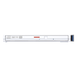 BUFFALO USB3．2(Gen1)対応 ポータブルDVDドライブ 書込ソフト添付 ホワイト DVSM-PTV8U3-WHB-イメージ2