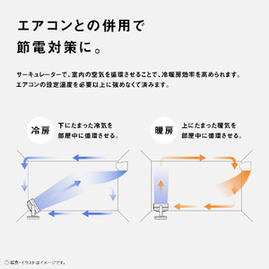 パナソニック サーキュレーター ホワイト F-D237D-W-イメージ20