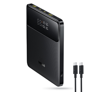 BASEUS Blade H1 モバイルバッテリー 100W 20000mAh 出力ディスプレイ コズミックブラック P10021604123-00-イメージ1