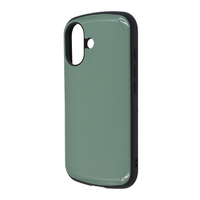 レイアウト iPhone 16用Like standard ProCa 耐衝撃 バンパー 超厚ハイブリッドケース オリーブ RT-P46AC3/OV