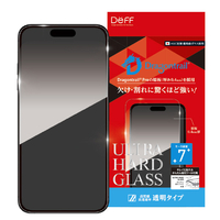 ディーフ iPhone Air用ULTRA HARD GLASS クリア DG-IP25MAG4DF