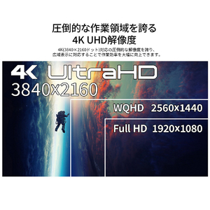 JAPANNEXT 65インチ 液晶ディスプレイ ブラック JN-IPS65U-H3-イメージ4