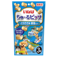 いなばペットフード ちゅーるビッツ とりささみ軟骨入り 12g×3 ﾁﾕ-ﾙﾋﾞﾂﾂﾄﾘｻｻﾐﾅﾝｺﾂ12GX3