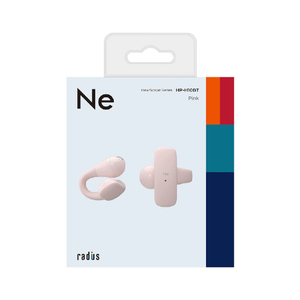 ラディウス Open-ear True Wireless Earphones ピンク HP-H10BTP-イメージ4