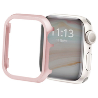 GAACAL Apple Watch Series 4-6/SE1-2 [44mm]用メタリックフレーム ピンク W00114P4