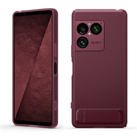 ラスタバナナ XPERIA 1 VIII用 STYLE COVER WITH STAND SONY ガーネットレッド XQZ-CBGE/RJPCX
