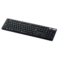 エレコム Bluetooth 5．0 薄型フルキーボード ブラック TK-FBM120KBK