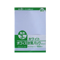 ツバメ工業 ホワイト封筒 角3 100g／m2 100枚 1パック(100枚) F807739-W100-K3