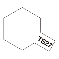 タミヤ TS-27 マットホワイト TSｽﾌﾟﾚ-27ﾏﾂﾄﾎﾜｲﾄN