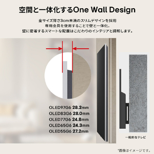 LGエレクトロニクス 65V型4Kチューナー内蔵4K対応有機ELテレビ OLED65G6PJB-イメージ3