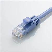 エレコム 5m CAT5E準拠 やわらかLANケーブル ブルー LD-CTY/BU5