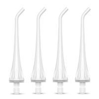 Fairywill ジェット水流口腔洗浄機用替えノズル(4本) ホワイト FW-201WH