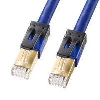 サンワサプライ カテゴリ7A LANケーブル(15m) ブルー KB-T7A-15BL