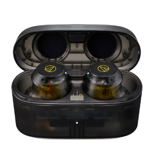 オーディオテクニカ ノイズキャンセリング完全ワイヤレスイヤホン スケルトン ATH-CKS30TW+ TBK-イメージ1
