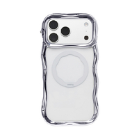 Ｈａｍｅｅ iPhone18 Pro Max/17 Pro Max用 MAGSYNQｹｰｽ IFACE BEBLING WAVE シルバー 41-192645
