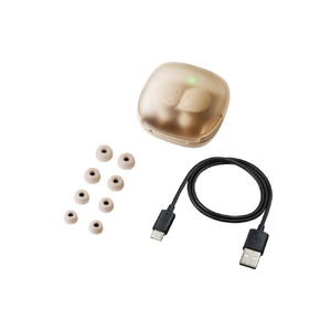 オーディオテクニカ 完全ワイヤレスイヤホン ベージュ ATH-CKS50TW2 BG-イメージ16