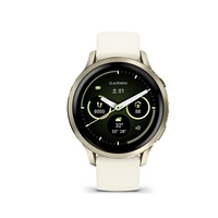 Garmin Venu 4 (41mm), GPS, Wi-Fi, Beige w/ Lunar Gold + Bone, JPN  Lunar Gold + Bone 010-03013-30