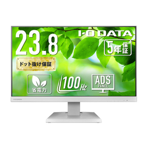 I・Oデータ USB Type-C搭載 23．8型 液晶ディスプレイ ホワイト LCD-C242SDW-イメージ1