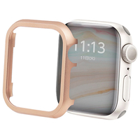 GAACAL Apple Watch Series 4-6/SE1-2 [44mm]用メタリックフレーム ローズゴールド W00114R4