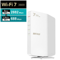 バッファロー 無線LAN親機 11be/ax/ac/n/a/g/b 2882+688Mbps ホワイト WSR3600BE4P-WH